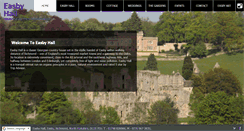 Desktop Screenshot of easbyhall.com